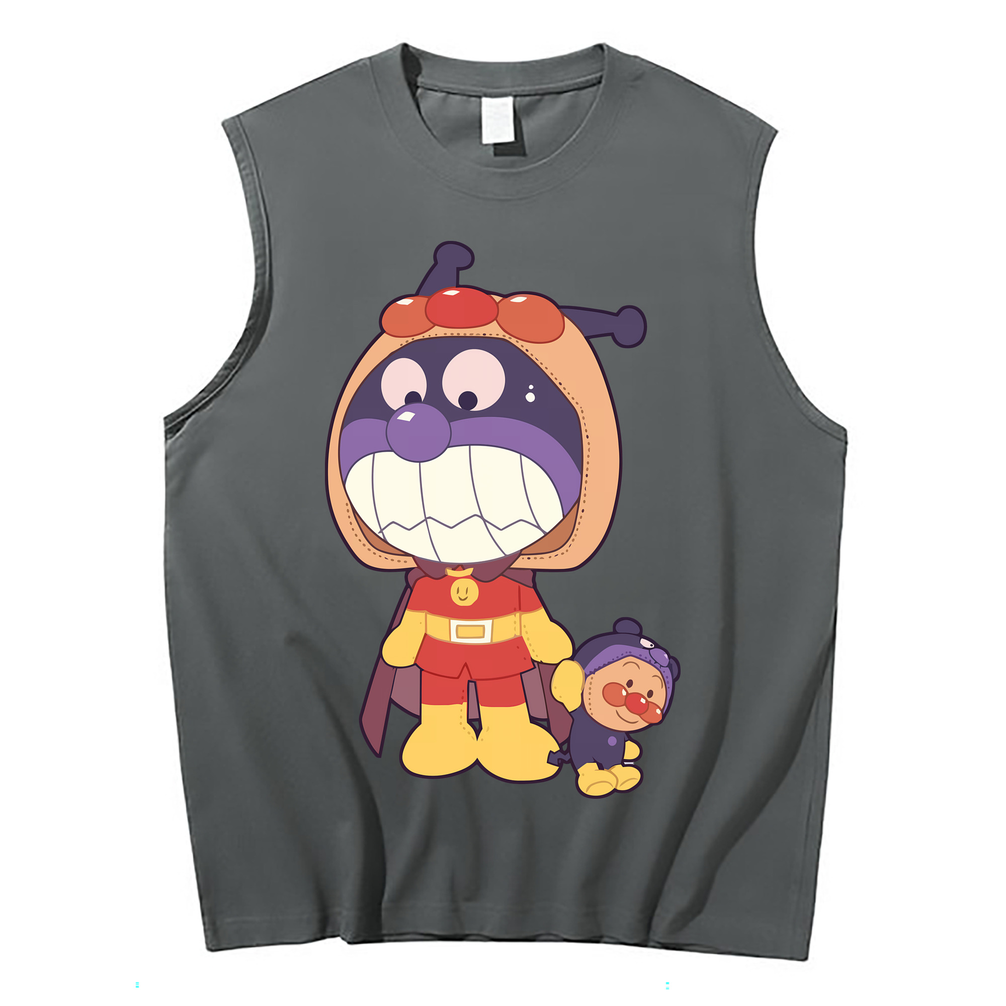 （画像用） アンパンマン Anpanman コットン100％タンクトップ（フロントプリント）